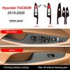 For Hyundai Tucson 2016-2021 Interior Central Control Panel Door Handle 5D Carbon Fiber Stickers Decals Car Styling Accessorie
