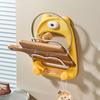 Practical Suction Cup Pot Lid Holder Wall Mounted Multi-Layer Pan Cover Storage Holder Punch-Free Pot Lid Rack