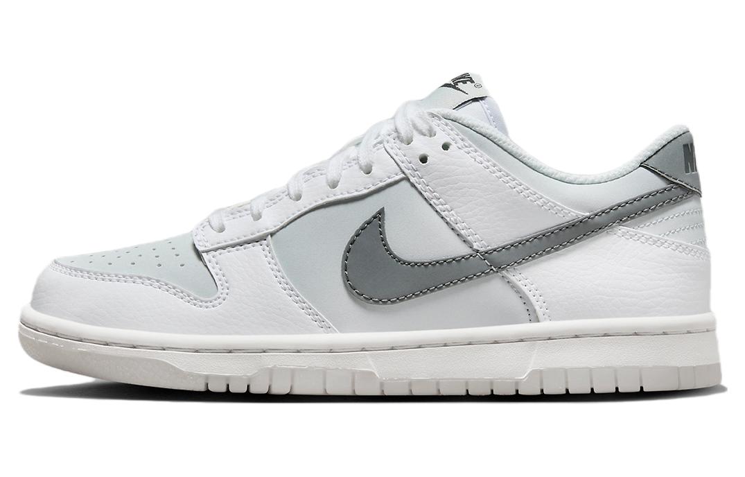 Nike Dunk Low Reflective Swoosh White GS FV0365-100 35.5