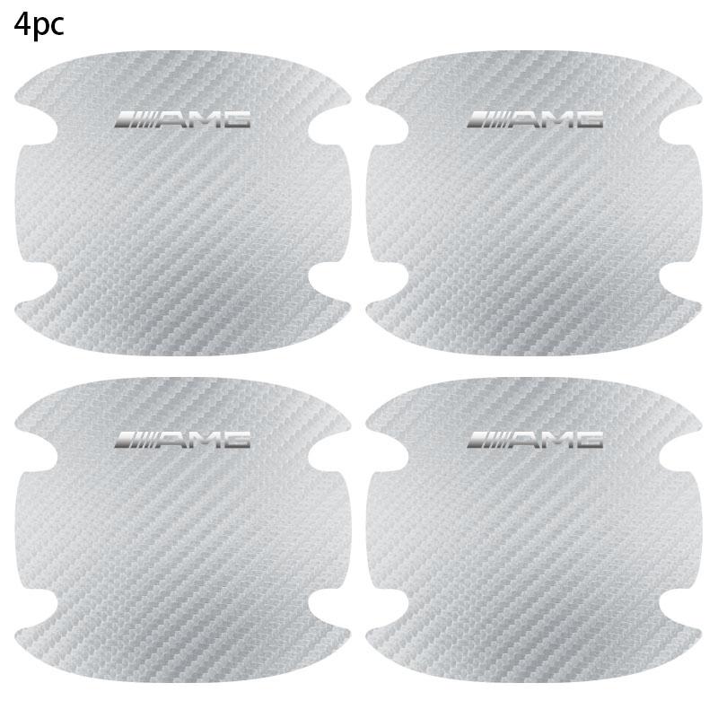 

4PCS Car Door Handle Protection Sticker Emblem Car Styling for Mercedes Benz A C E GLC Clase CLA X253 W203 W204 W205 W213 W212
