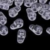 100PCS Plastic Glass Retainer Transparent Mirror Cabinet Fix Clips