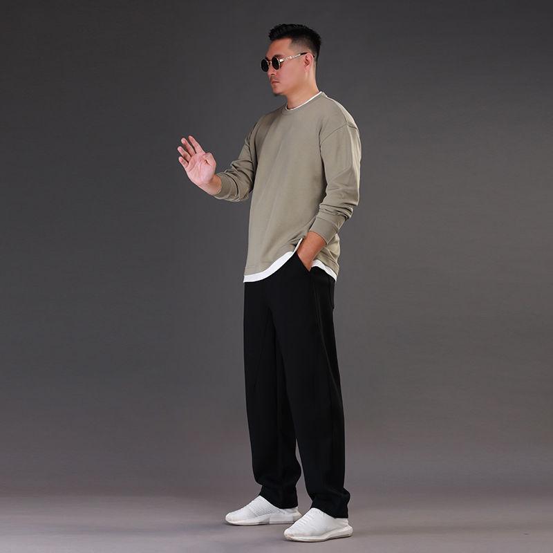 Men's Chinese Style Loose Casual Pants - Thick Autumn/Winter Long Trousers, Plus Size, National Tide Sportswear