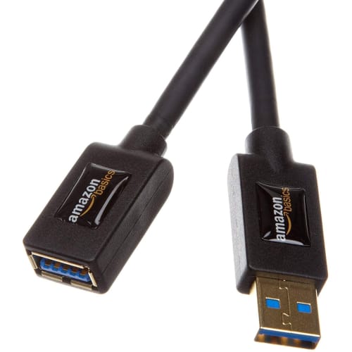 Basic USB3.0 Extension Cable for Printer 3.0m (USB Type A Male - Type A Female) Black