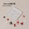 High Transparency 3D Bow Mold for Nail Art - Easy Demolding Silicone DIY Tool