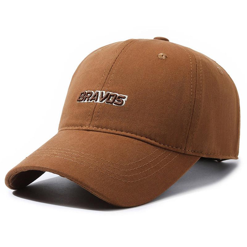 Embroidery Bravos Letter Baseball Caps Womens Sun Protection Sports Outdoor