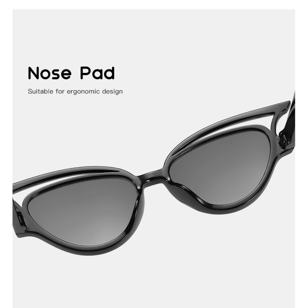 Children'S New Candy Color Hollow Out Shiny Cat Eye Boys And Girls Fashion Street Shooting Must-Have Sunshade Sunglasses
