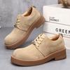 Fashion New Derby Men's Thick Soled Shoes Minimalist High-quality Casual Style Office Business Hot Selling Youth Shoes Outdoor Luxury