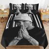 Eminem piosenkarz hip-hopowy Całoroczny Pokrowiec na Kołdrę Kołdra Pościel Zestawy Miękki Pokrowiec na Kołdrę i Poszewki na Poduszki Pojedynczy/Podwójny/Queen/King