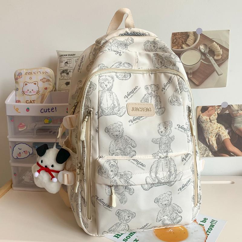Schoolbags for Children Elementary School Students  Girls and Junior High School Students with High Looks Letter Backpacks