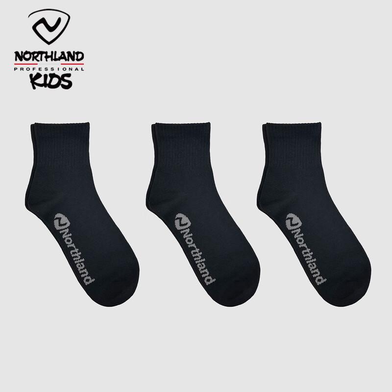 NORTHLAND Boys  Athletic Ankle Socks (3-Pack)