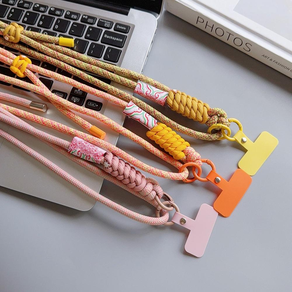 Korea Universal Adjustable Phone Lanyard Strap Mobile Phone Hanging Rope Neck Straps Anti-lost Lanyards Cell Phone Accessories