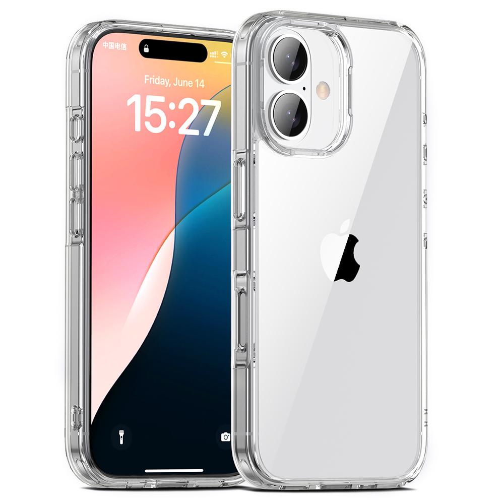

Aurora Series For iPhone 16 Case TPU+PC Crystal Clear Back Cover Transparent
