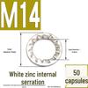 304 Stainless Steel External & Internal Tooth Lock Washer, Anti-Slip, Anti-Loosening, Size M6-M30
