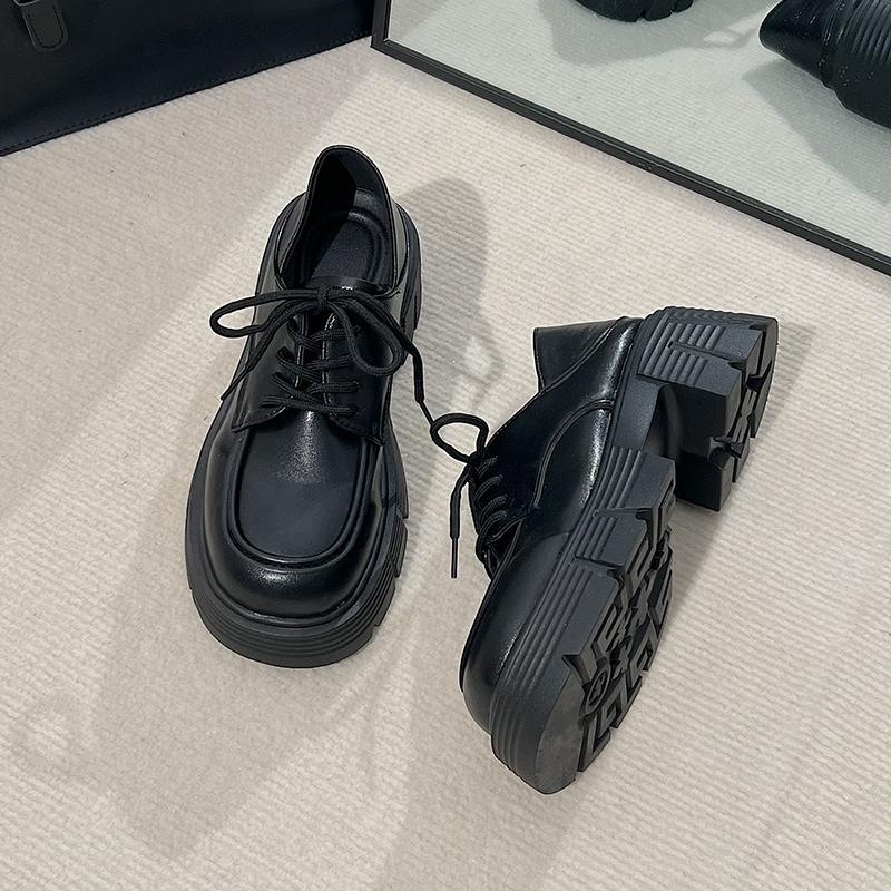 

мода Новая весна/осень женские туфли-лодочки на шнуровке на высоком каблуке для женщин обувь на открытом воздухе нескользящая обувь на платформе платье с круглым носком Мэри Джейн 40