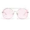 Glasses Frame Light Color Sunglasses Women'S Trend Glitter Sunglasses Men'S Metal Frame Glasses
