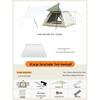 Portable Outdoor Camping Tent with Canopy & Mat