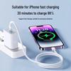 Apple-Compatible PD 30W Charger for iPhone 18/14 Pro Max & Tablets - Fast Charging Cable Included