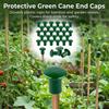 Garden Plant Support Sticks With Safety Caps For Vine And Bamboo Fixing Safe Edge-Protection