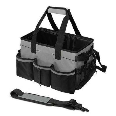 Cleaning Supplies Organizer Large Capacity Storage Tote Bag Oxford Cloth Tool Handbag Under Sink Car Cleaning Tool Organizer Bag