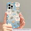 Flower Bear Apple 15 Mobile Phone Case Iphone14promax Transparent Soft Rubber 13/12/11 All-inclusive Anti-drop XR