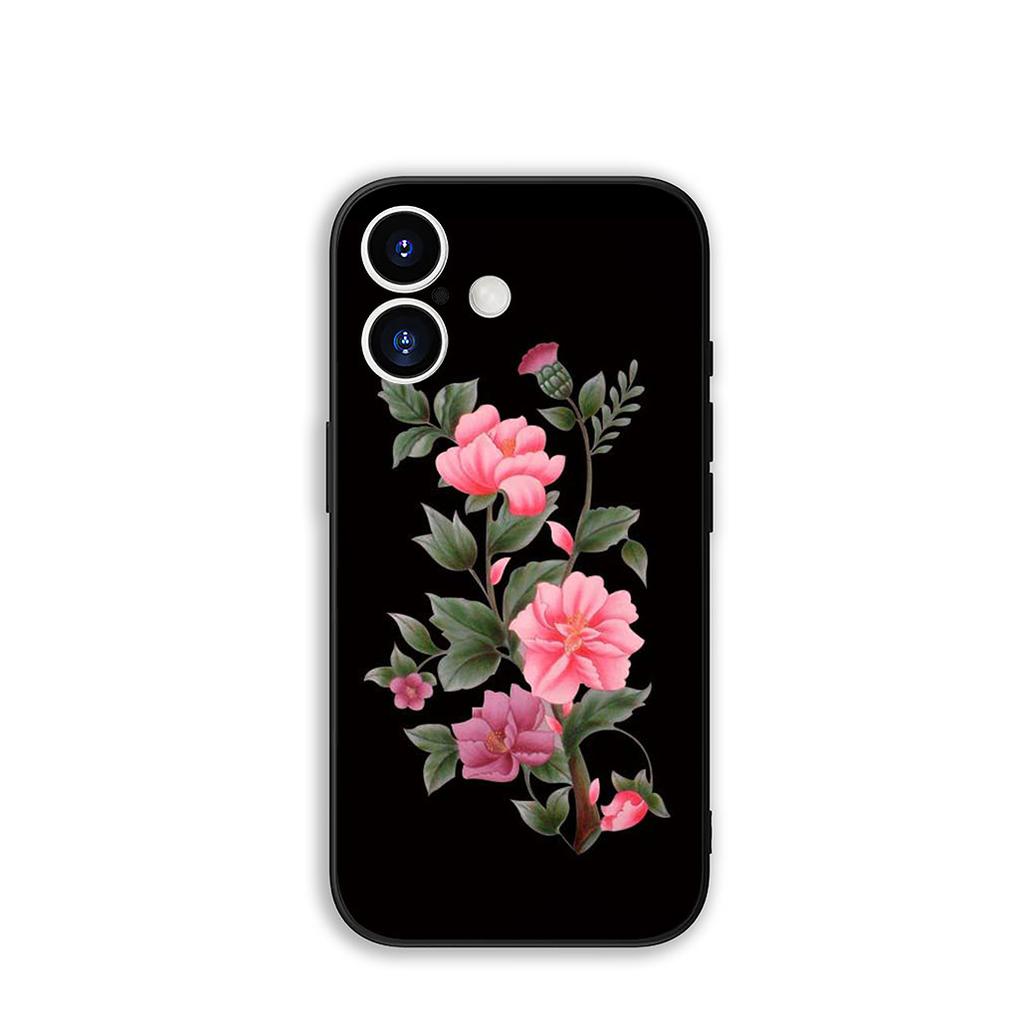 For Xiaomi Redmi 15C 15 A4 A5 9A 9T 10A 10C 9C NFC Note 11 9 8 10 Pro 8T Phone Cover Case Rose Flower Peony Red