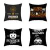 Juste De Coussin Thème Halloween, Décoration De Voiture, Bureau, Salon, Canapé, Aliments, Lanterne