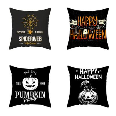Poszewka na poduszkę o tematyce Halloween Samochód Biuro Salon Sofa Dekoracja Lampion z dyni Halloween Poszewka na poduszkę