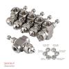 Stainless Steel Pipe Cleaning Nozzle Adjustable Air Water Atomizing Spray Nozzle