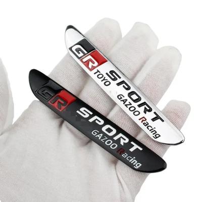 2 adet 3D Araba Metal Etiket GR Spor Amblem Rozet Çıkartmaları Etiket Için Fit/yota Su/pra Y/aris G/R86 P/rius N/OAH C/HR Co/rolla Ca/mry