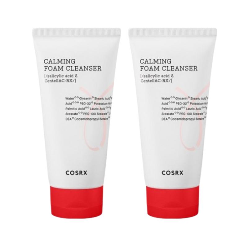 COSRX AC Collection Calming Foam Cleanser 150ml -  Soft Micro-Foam Formula, For Sensitive & Problematic Skin