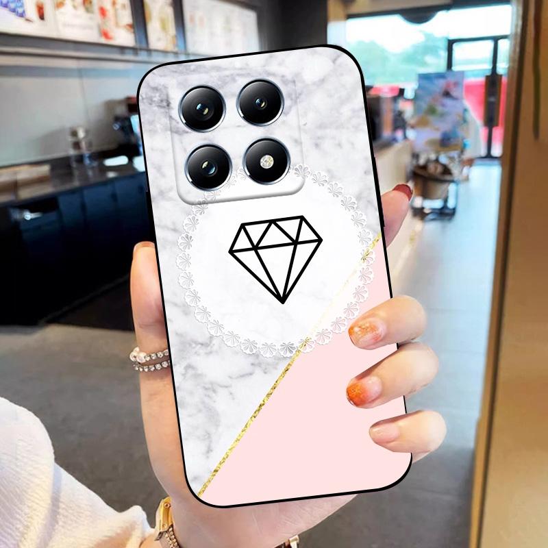 

For Xiaomi 14T Pro Case For Xiaomi 14T 13T Pro Mi 13T Phone Case Cover Shockproof Silicone Matte Soft TPU Funda Bumper Coque Xiaomi 14t