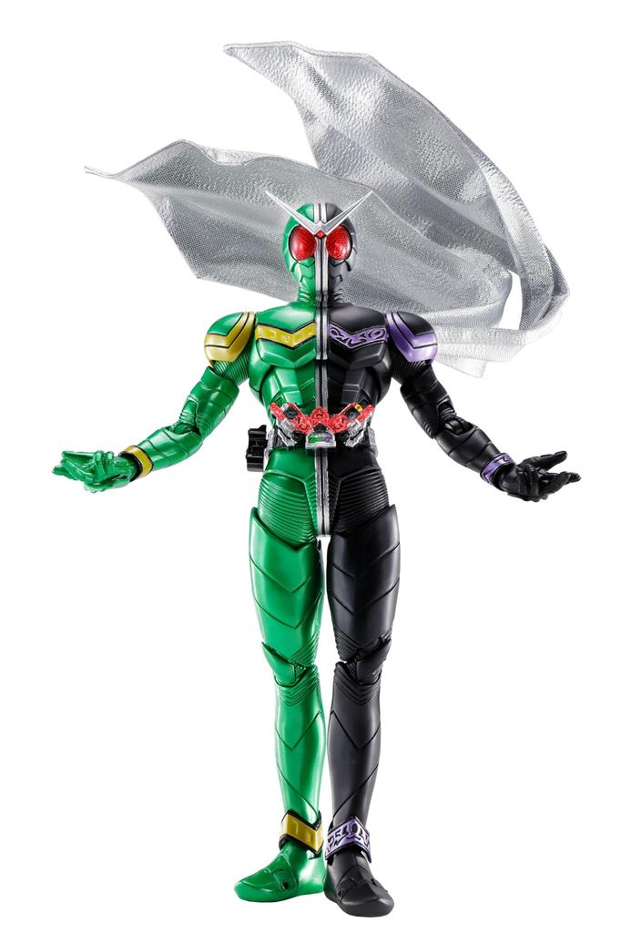 TAMASHII NATIONS Kamen Rider W Cyclone Joker Fuuto Tantei Аниме Память 145мм ПВХ АБС Ткань Окрашенная Подвижная Фигурка S.H.Figuarts (Синкочоу