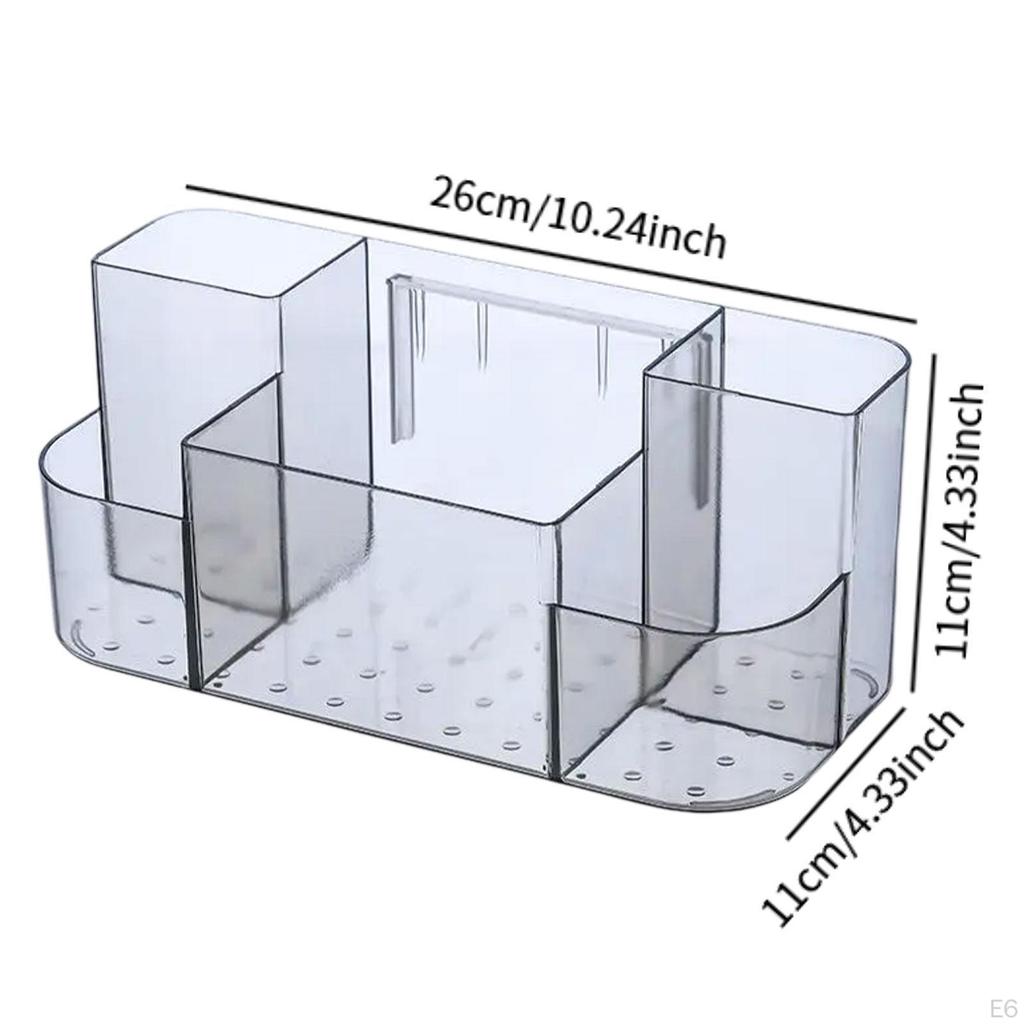 Wall Bathroom Shelf Cosmetic Display Case Lightweight No Makeup Tray Holder Organizer Storage Box