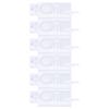 6Pcs Ink Damper Solvent Inkjet Head Rectangular PP Damper Replacement for XP600 Printer