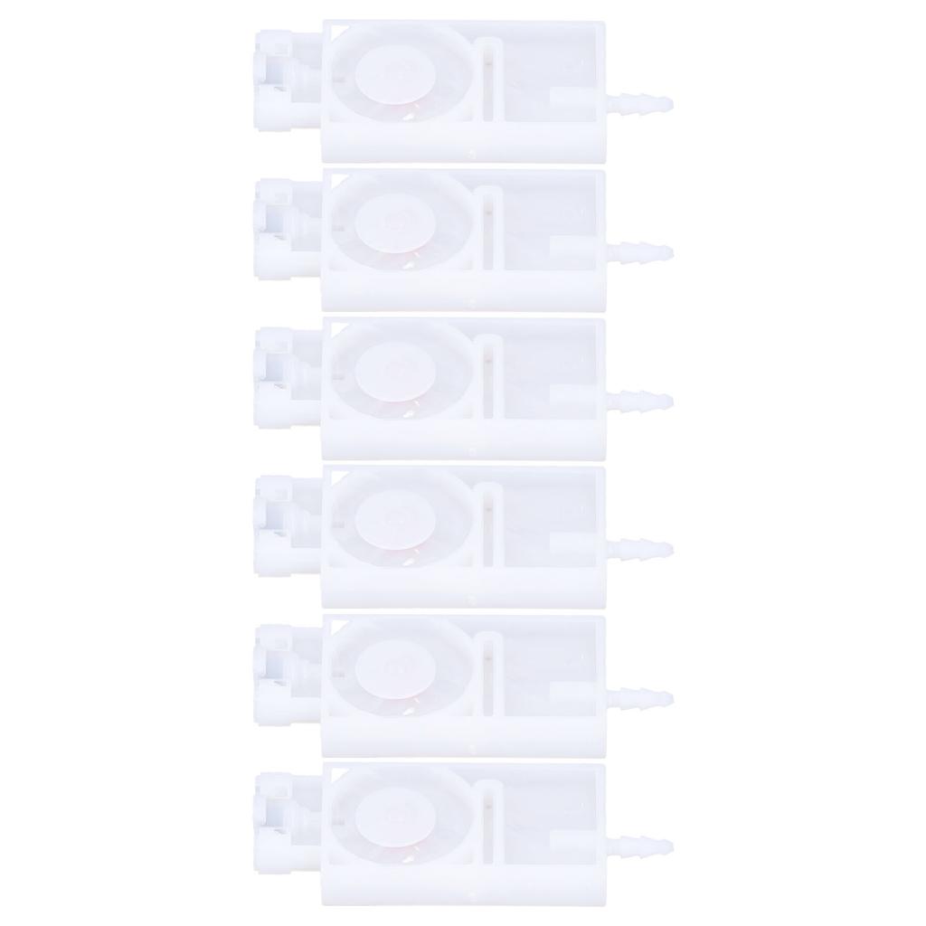 6Pcs Ink Damper Solvent Inkjet Head Rectangular PP Damper Replacement for XP600 Printer