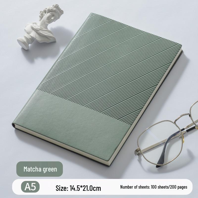 A5 Slanted Grain Notebook with Custom Logo Gift Box Set - Business Diary & Practical Gift