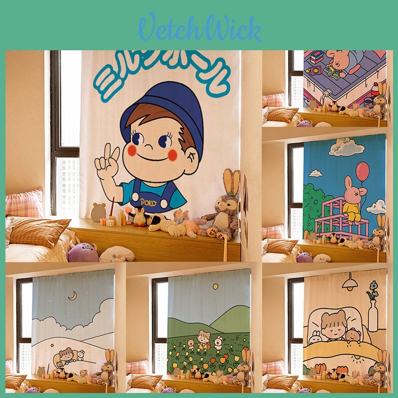 Elegant Velcro Curtain Window For Home Bedroom Decor Soft And Breathable Polyester