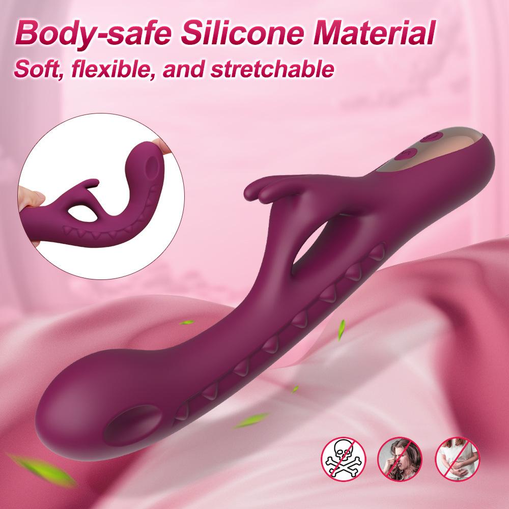 Strongest Rabbit Vibrator for Women - Instant G-Spot & Clitoral Orgasm, Rechargeable Waterproof Adult Sex Toy