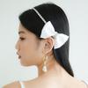 Lovuee White Swan Double Ribbon Hairband