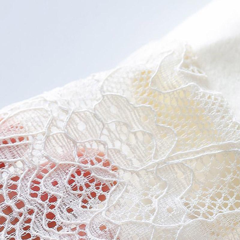 Tops for Women Pullover Long Sleeve V-neck Autumn Winter Warm Slim Thickened Lace Top