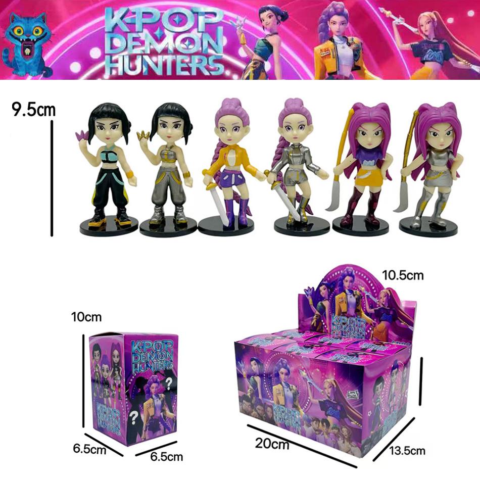 Anime Kpop Demon Hunt Blind Box 9.5CM Series Figure Toy Desk Decoration Statues Ornament Halloween/Christmas Kids Birthday Gifts