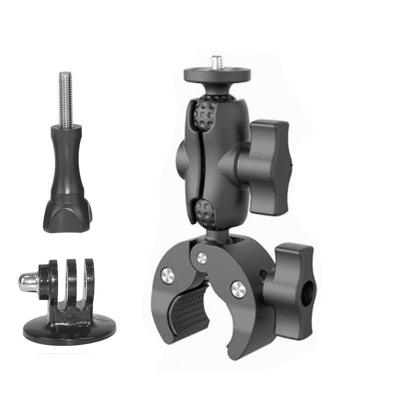 

Sports Camera Mount for Motorcycle and Bicycle, 360° Rotating , Compatible with Hero 13/12/11/10/9/8 Insta360 One X2/3/4, DJI