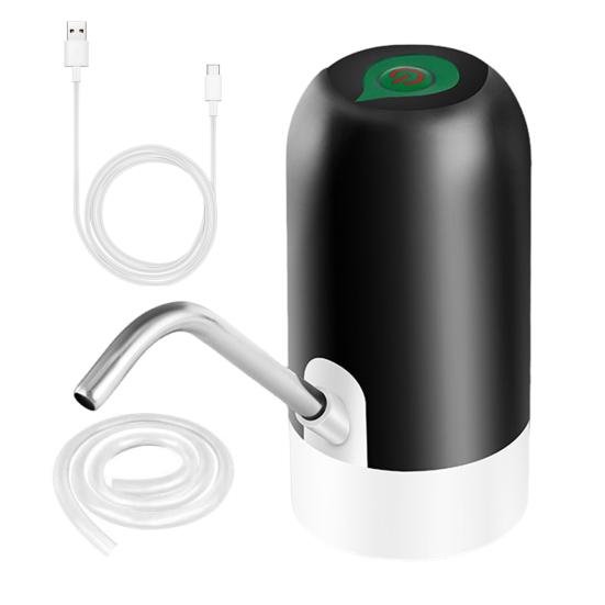 

Электрический водяной насос беспроводной дозатор для бутылок с водой USB перезаряжаемый питьевой насос портативный игровой насос для детей кемпинг чёрный