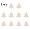 Decorative Hanging Props 10Pcs 2D Wooden Christmas Ornaments, Blank DIY Craft Tags, Wood Slices for Painting Tree Decorations, Unfinished Xmas Holiday