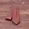 Neue Mode PU-Leder Krawatten für Männer Reine Solide Schwarz Weiß Krawatten 5,5 cm Schmale Krawatte Hochzeitsfeier Business Anzug Zubehör