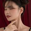 Korean Zircon Snowflake Christmas Tree Stud Earrings For Women Shiny Crystal Elk Delicate Earring Christmas New Year Jewelry