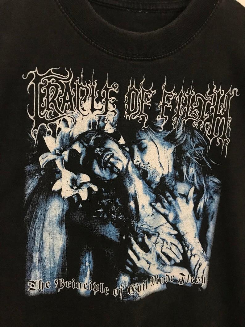 Cradle of Filth The Principle of Evil Made Flesh T-shirt Black S-5XL XX178 XXL