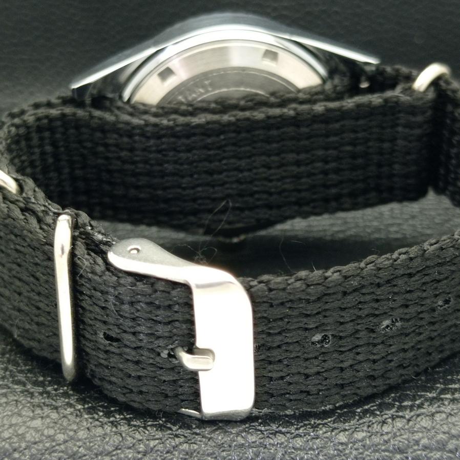 AUTHENTIC REFURBISHED CITIZEN AUTOMATIC 8200 JAPAN BLACK DIAL WATCH A426203-2 RL620c-a426203