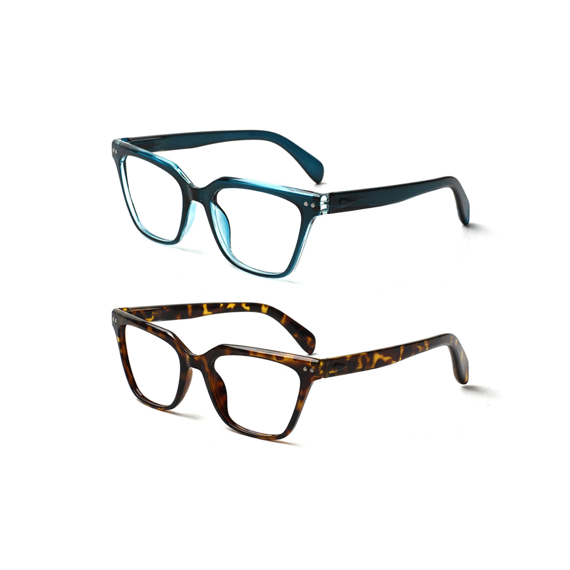 

Turezing Reading Glasses Men s and Women s Fashion Square Frames HD Lenses Prescription Glasses Diopter 0 to +6.0 2.75