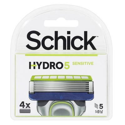 Schick Hydro 5 Basic Sensitive Razor Blades, 4 Pieces, 1 Piece ,Korean Razor Blade